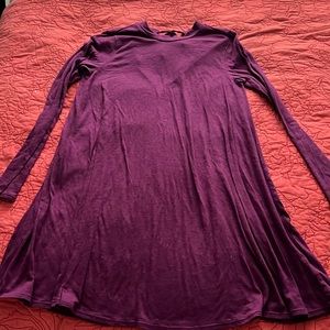 Free People beach purple knit swing dress